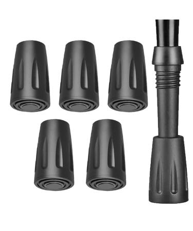 Walking Stick Rubber Tips - Rubber Walking Cane Tips Walker Replacement Tips for Seniors Rubber Leg Tips Cane Accessories Rubber Feet