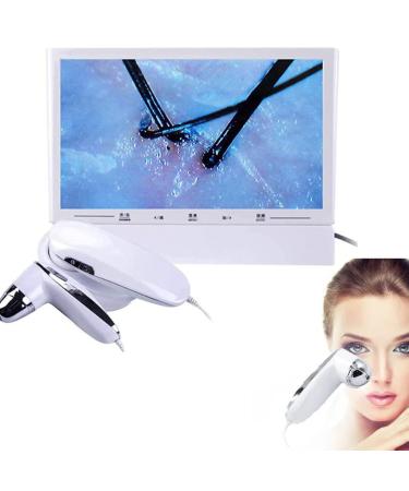 Skin Diagnosis Hair Analyzer 11 Inch LCD Screen Scalp Hair Follicle Detector Skin Care Beauty Skin Health Detection for Home Salon Use