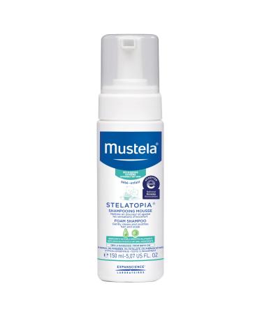 Mustela Stelatopia Foam Shampoo 5.07 fl oz (150 ml) - Buy Online on GoSupps.com