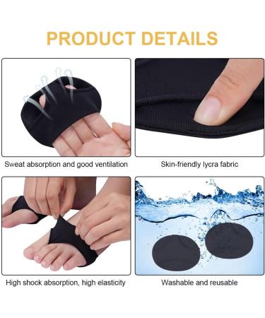 Shop Lophe Baler Forefoot Pads - Reusable Fabric Cushions for Men & Women - Non-Slip High Heel Inserts (Black-S) | Comfort & Support on International Orders - Buy Online on GoSupps.com
