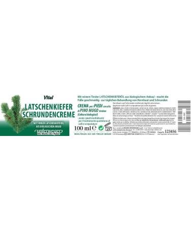 Unterweger ORGANIC Mountain Pine Cracked Skin Cream - Best Foot Care Solution | 100ml - International Shipping - Buy Online on GoSupps.com