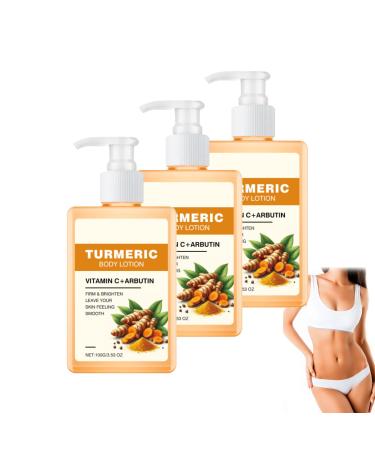 Turmeric Body Lotion, Turmeric Body Lotion, Improve Skin Tightening, Deep Hydration, Repair Dry Skin Turmeric Body Treatment Lotion For Smooth Skin (3)