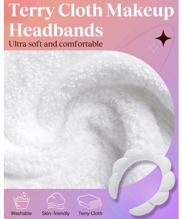 Lauzq Spa Headband for Skincare, Makeup Removal, Shower - Terry Cloth Makeup Headband for Washing Face - Hair Accessories - Green - Buy Online on GoSupps.com