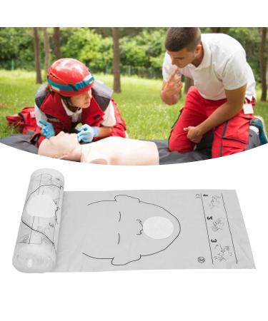 CPR Face Shield Protective Films - Disposable Emergency Barrier for Cardiopulmonary Resuscitation (1 Roll) | International Shipping Available - Buy Online on GoSupps.com