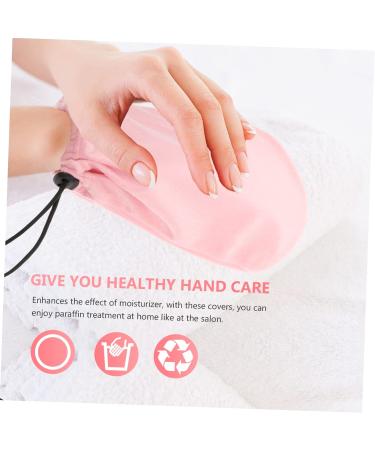 POPETPOP 2 Pairs Wax Thermal Insulation Gloves Paraffin Gloves Practical Hand Spa Gloves Work Gloves Comfortable Hand Care Gloves Foot Baby Cotton Headband Pink - Buy Online on GoSupps.com