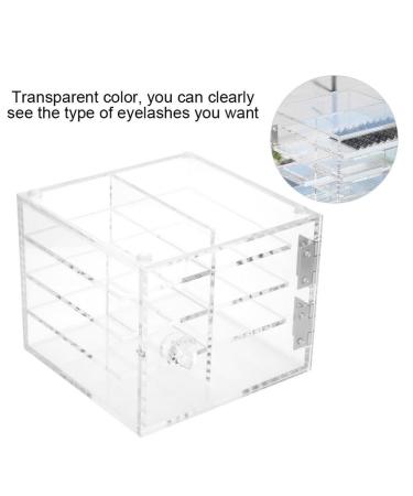 QKISS Eyelash Storage Box - 8 Layer Organizer for False Eyelashes & Extension Tools | Perfect Glue Palette Holder - Buy Online on GoSupps.com