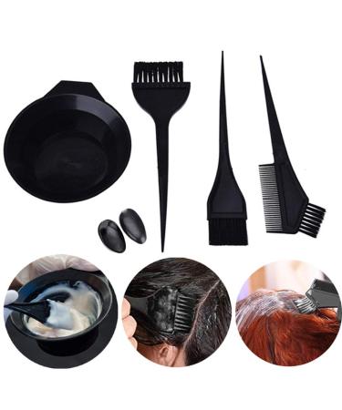 8-Piece Hair Dye Brush Set | Hair Coloring Kit with Bowl & Ear Covers for Easy Application - Buy Online on GoSupps.com