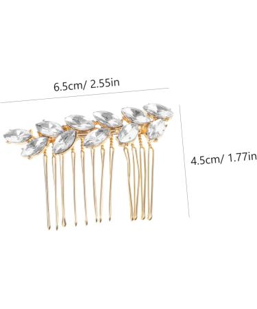 VINTORKY Fashionable Diamond Hair Accessories Decorative Hair Comb Women Headpiece Bridal Hair Clip Bridal Headpiece Hair Accessory Hair Combs for Women Accessories Fine Hair - Buy Online on GoSupps.com