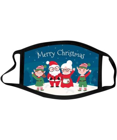 Riou 5-Piece Christmas Mundsprung Washable Bandana Neck Gaiter - Breathable & Comfortable Mouth & Nose Protection for Men & Women - Buy Online on GoSupps.com
