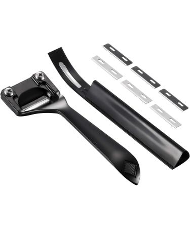 Metal Leather Skiver and Safety Beveler DIY Cutting Tool Kits with 6 Pieces Skiver Blades for Leather Craft DIY and Leather Making - Buy Online on GoSupps.com