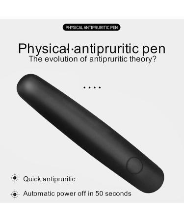 Dandruff Remover Machine Compatible Itch Pen | Portable Black Therminator Handheld Wireless Stick | Galvanic Facial Tool (Black) - Buy Online on GoSupps.com