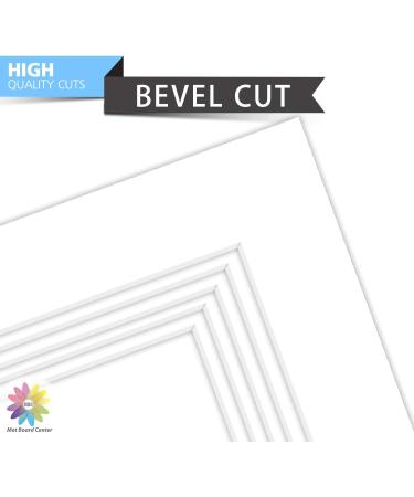Mat Board Center 18x24 White Photo Picture Mats (10 Pack) - Acid Free, 4-ply Thickness, White Core - Ideal for Pictures and Photos Framing 16x20 - Buy Online on GoSupps.com