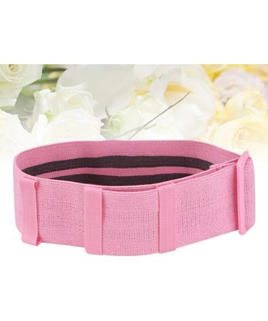 FOMIYES Adjustable Resistance Bands for Legs & Hips | Non-Fabric Fitness Bands for Squat Workouts | Pink | International Shipping - Buy Online on GoSupps.com
