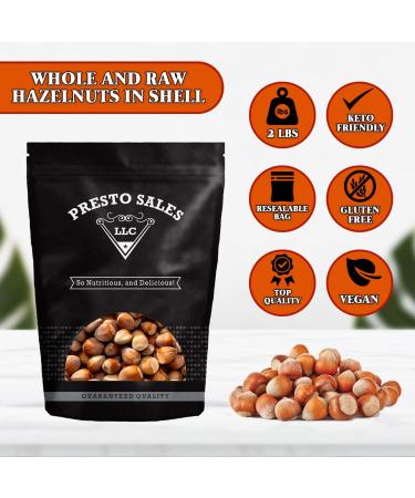 Presto Sales Raw Hazelnuts 80 oz | Non-GMO Healthy Snack | Gluten Free, Keto & Paleo Friendly | Resealable 5 lb Bag - Buy Online on GoSupps.com