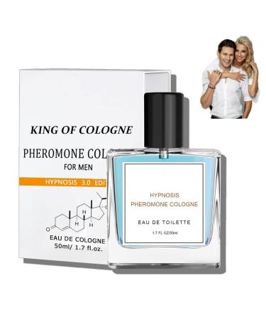 Hypnosis perfume for men Pheromone Cologne for Men Cologne For Men Cologne for Men with Pheromones Suitable for Valentine's Day Party Music Festival Dating 50ml