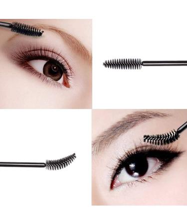 CARDALLTRY 100 PCS Disposable Eyelash Brushes Mascara Wands Eye Lash Eyebrow Applicator Cosmetic Makeup Brush Tool Kits (black) - Buy Online on GoSupps.com