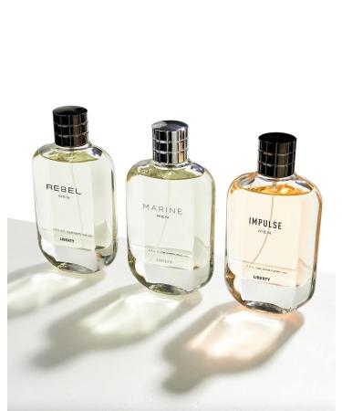 Liberty Men Luxury Impulse Liquid Perfume (100Ml/3.4Oz) Eau De Parfum (Edp) Crafted In France Long Lasting Smell Citrus & Spicy Notes. - Buy Online on GoSupps.com