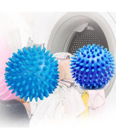 Pack of 8 Dryer Balls Dryer Balls for Tumble Dryers Balls for Fluffy Laundry Hedgehog Ball Reusable Dryer Balls (Blue) - Buy Online on GoSupps.com
