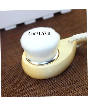 Buy Facial Cleaner Brush with Wooden Handle - Soft Face Care Brush for Women | International Shipping Available - Buy Online on GoSupps.com