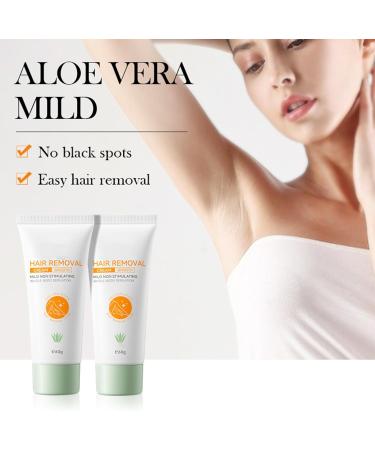 Hair removal cream 60g aloe vera hair removal cream suitable for arms legs back armpits and other body parts soft and nonirritating hair removal cream - Buy Online on GoSupps.com