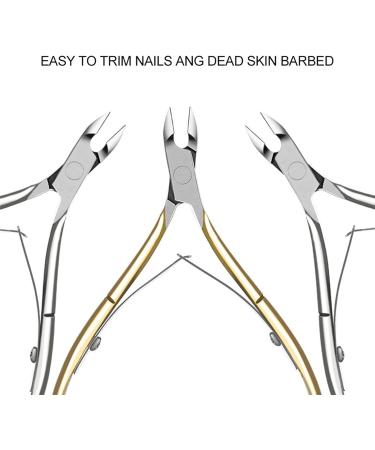 OUSIKA Nail Clippers Stainless Steel Cuticle Nipper Professional Remover Scissors Finger Care Manicure Nail Clipper Dead Skin Tools Nails (Color : 1) - Buy Online on GoSupps.com