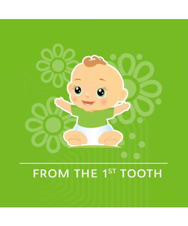 R.O.C.S. Baby Toothpaste 45g with Camomile - Fluoride Free, Safe for Swallowing, Natural Formula with Xylitol for Bacteria Protection and Soothing Gums - Buy Online on GoSupps.com