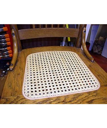 Pressed Cane Webbing Kit - 18x18 Fine Open Mesh, 6' 8 Spline, 5 Wood Wedges, Instruction Booklet by Ed Hammond - Buy Online on GoSupps.com