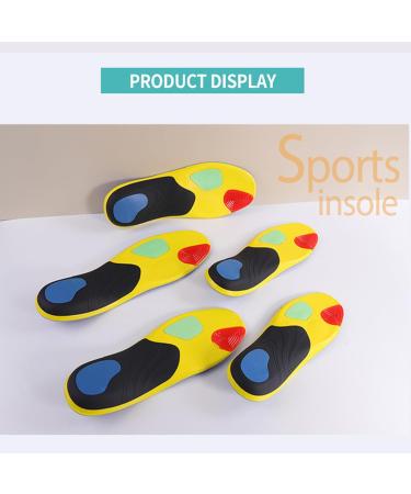 Buy ThreeH Shoe Inserts for Plantar Fasciitis & Flat Feet | High Elasticity Shock Absorbing Insoles for Men (Size 9-10.5) - Perfect for Running & Standing All Day - Buy Online on GoSupps.com