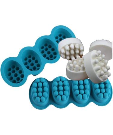 4 Cavities Ellipse Silicone Mold for DIY Handmade Soap, Candle, Pudding, Cake, Fondant, Clay - Decor Tool - Buy Online on GoSupps.com