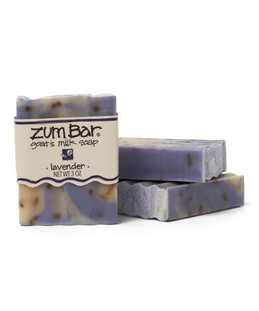 Indigo Wild Zum Bar Goat's Milk Soap - Lavender - 3 oz - 3 Pack
