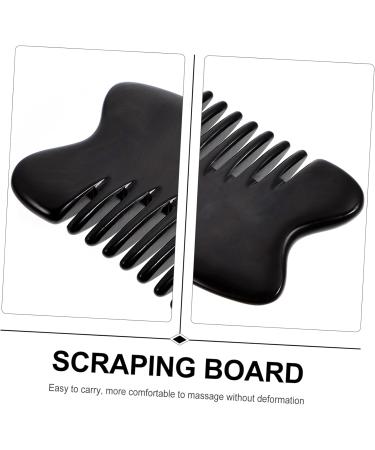 Buy Fomiyes 2-Pack Scalp Massager Comb | Effective Massage & Relaxation Tool for Home Use | Scalp Ridge Ochsenhornkamm Design - Buy Online on GoSupps.com