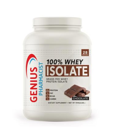 100% WHEY Isolate Chocolate - 2 lb (909 Grams) - 28 Servings