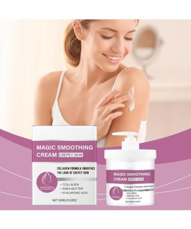  G n rique Crepey Skin Cream Cream for Crepey Skin Wrinkle Smoothing Hyaluronic Acid Hydrating Lotion Improves Elasticity Pumps Saggy for Body Neck Hands Face (1) - Buy Online on GoSupps.com