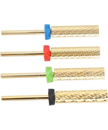 Golden Nail Tungsten Carbide Drill Bits Cylindrical Multi Functional Ultra Long Nail Grinding Head - Buy Online on GoSupps.com