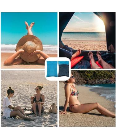 Sand Remover Kit for Beach & Camping - Velvet Powder Bag Brush & Sand Removal Bag | Ultimate Beach Vacation Essentials - Buy Online on GoSupps.com