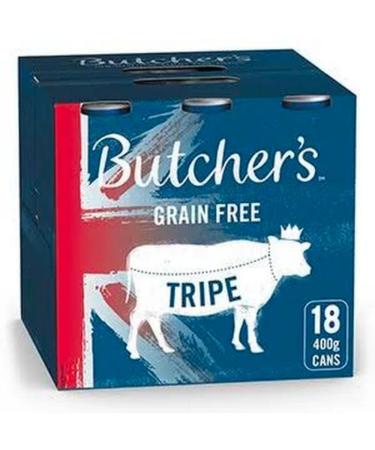 Butchers Original Tripe Mix Recipes Dog Food Tins 400g (Pack of 18) Tripe 400 g (Pack of 18)
