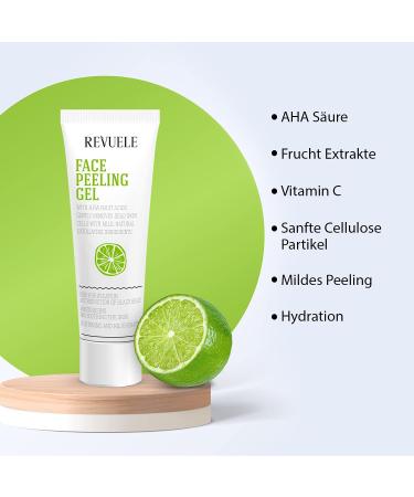 Revuele - Face Peeling Gel with AHA Fruit Acids - 80ml - Buy Online on GoSupps.com