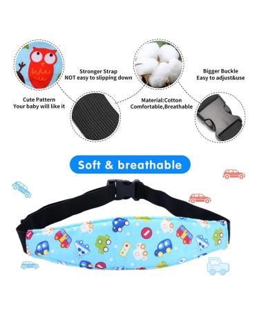 ZKSXOA 2PC Adjustable Child Seat Headband | Head Protection for Baby Car Seat & Stroller | Secure Fastening Strap Holder - Buy Online on GoSupps.com