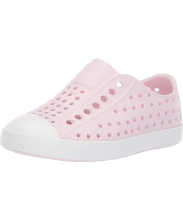 Native Shoes Unisex-Kids Jefferson Child Water Shoe 19 EU Milk Pink Shell White