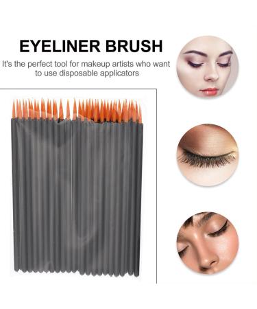 Shop Minkissy 100pcs Disposable Eyeliner Brush Set | Makeup Tools for Eyeliner Foundation & Lipstick | Bulk Fiber Brushes - Perfect for Women - Buy Online on GoSupps.com