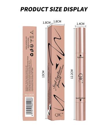 Go Ho Liquid Blue Eyeliner Stamp - Super Slim Wingliner for Cat Eyes - Long Lasting and Precise - 1 PC - Buy Online on GoSupps.com
