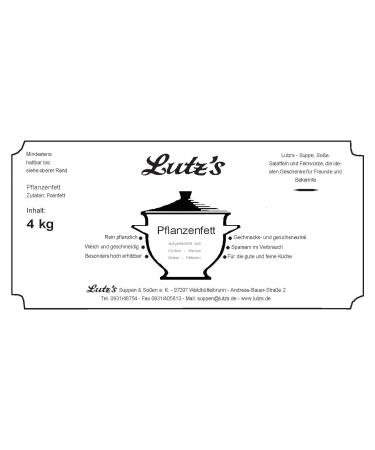 100% Pure Vegetable Fat - 4Kg Bucket for Baking Cooking Frying & Roasting | International Shipping - Buy Online on GoSupps.com