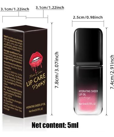 Lip gloss color change moisturizing lip gloss shiny long lasting lip color 5 ml with nourishing restorative properties for a date party - Buy Online on GoSupps.com