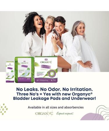 Organyc Super Absorbent Panty Liners - 100% Organic Cotton | 10 Pack for Bladder Weakness | Eco-Friendly & Comfortable - Buy Online on GoSupps.com