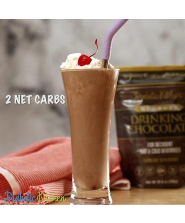 GoSupps.com - Diabetic Kitchen Gourmet Drinking Chocolate Sugar Free 10.5 oz (298 g) - Buy Online on GoSupps.com