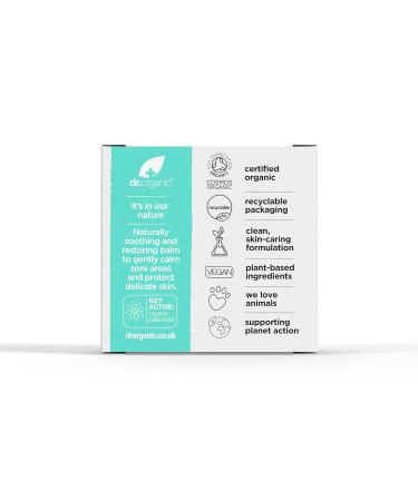 DR Organic Baby Po-Balm with Calendula - Natural Vegan Diaper Rash Cream for Sensitive Skin - 50ml Paraben & SLS-Free Dermatologically Tested - Buy Online on GoSupps.com