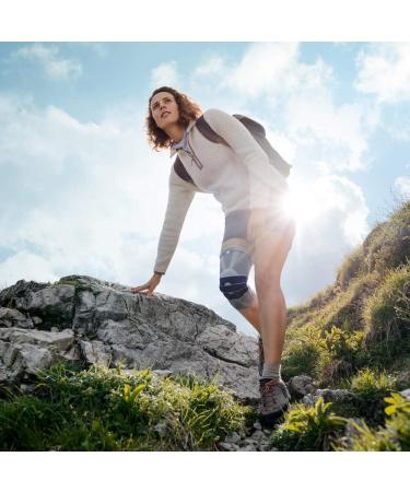 Bauerfeind Kniebandage GenuTrain Unisex - Supportive Silicone Edge for Injury Relief & Stabilization - Titan Size 0 for Gonarthrosis & Arthritis - Buy Online on GoSupps.com