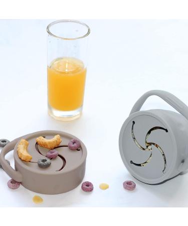 GINBEAR No Spill Collapsible Silicone Snack Cup for Toddlers - Argil - Buy Online on GoSupps.com