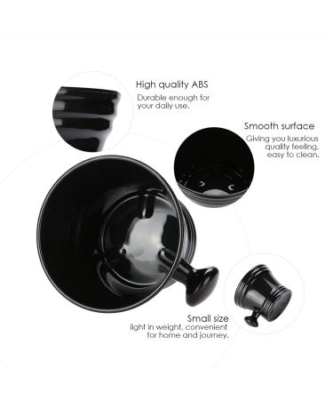 Buy Plastic Shaving Bowl for Men - 2 Colors Ideal for Foam & Cream - Home Shaving (Black) - Buy Online on GoSupps.com