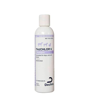 Dechra TrizCHLOR 4 Shampoo for Dogs, Cats & Horses (8oz)